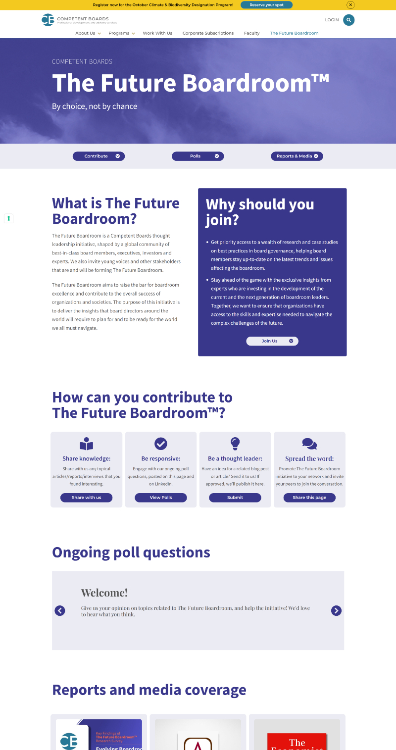 Competent Boards Screenshot